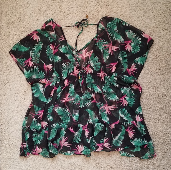 Miken Swim Floral Swim Cover - Picture 4 of 5